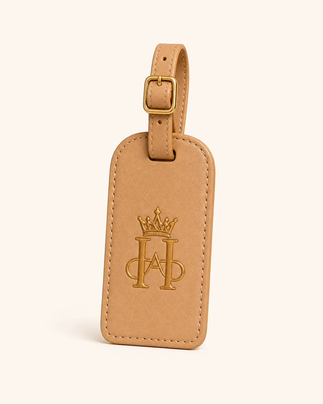 Tan Luggage Tag