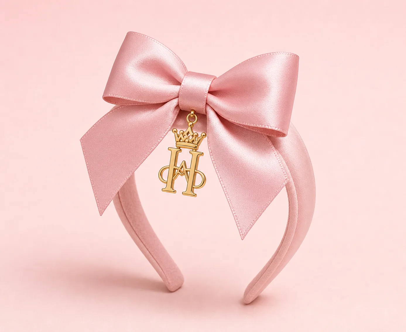 Pink Bow Headband