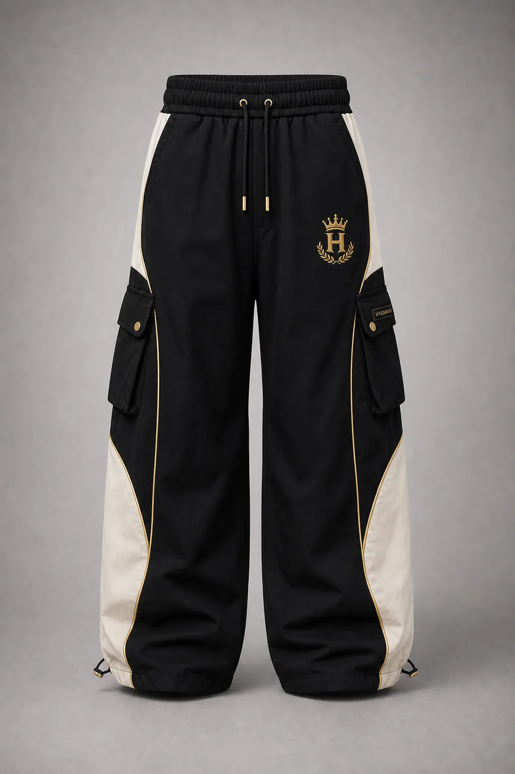 Unisex Signature Baggy Panel Pants