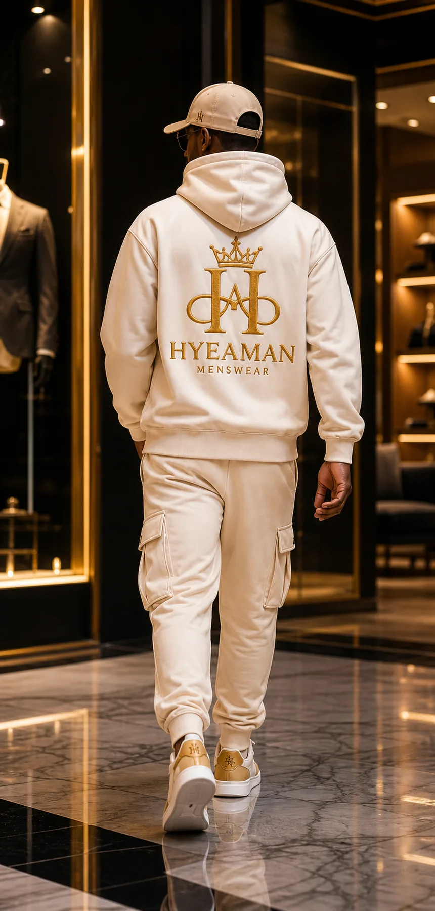 Ivory Crown Hoodie