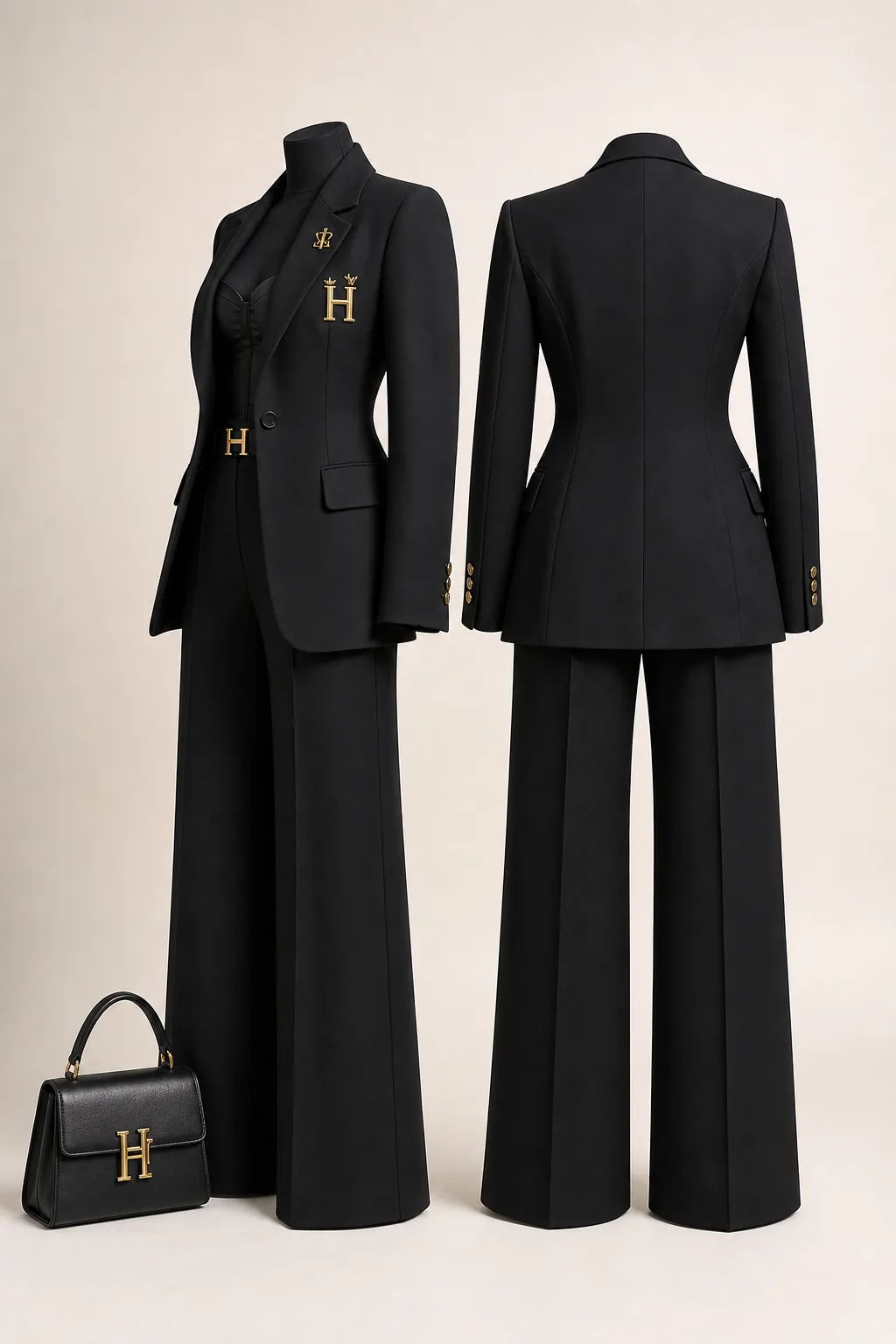 Noir Command Set side and back views
