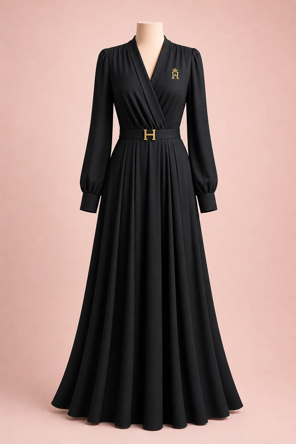 Noir Dynasty Gown