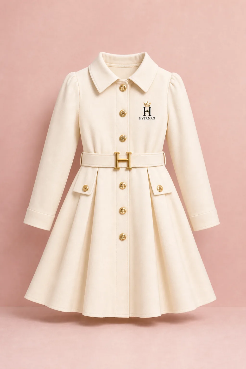Princess Ivory Coat Dress