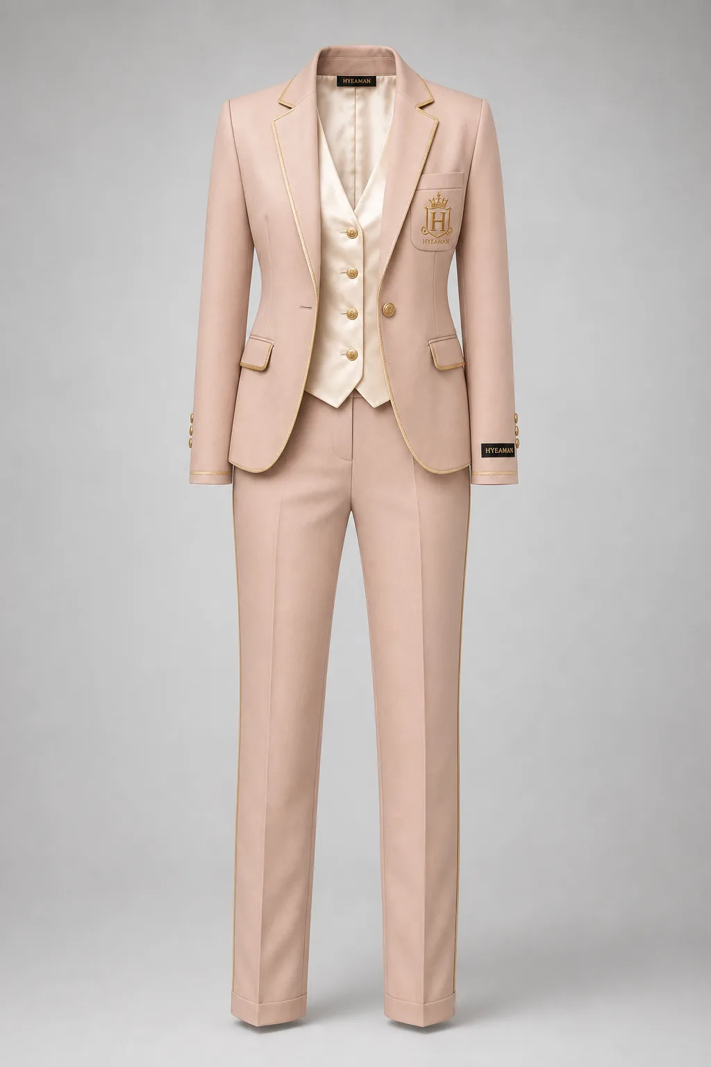 Ladies Blush Champagne Signature Suit