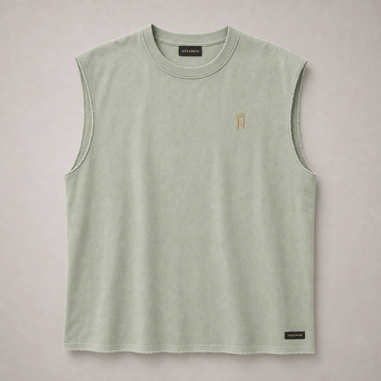 Men Raw Cut Muscle Tee