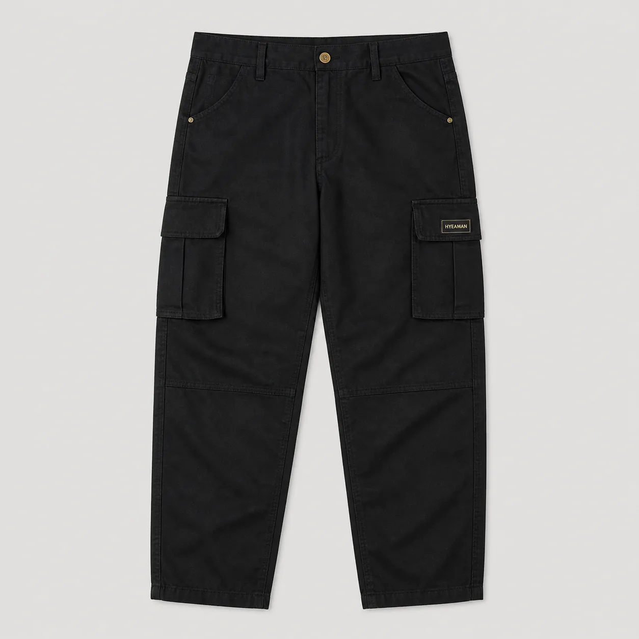 Black Utility Cargo Pants
