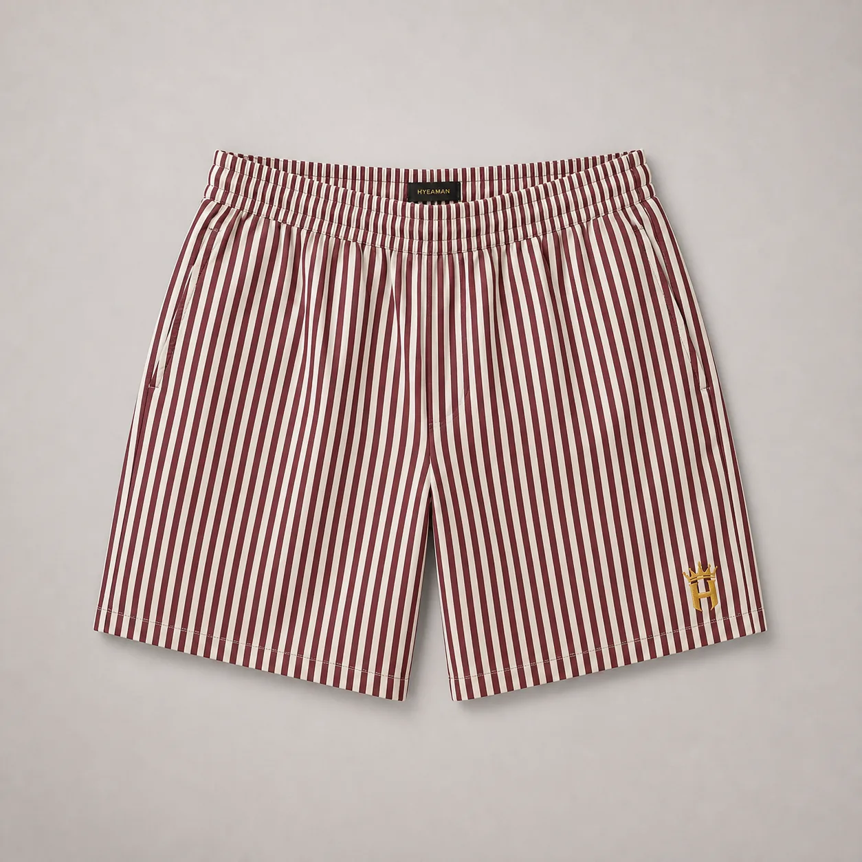 Men Stripe Lounge Shorts