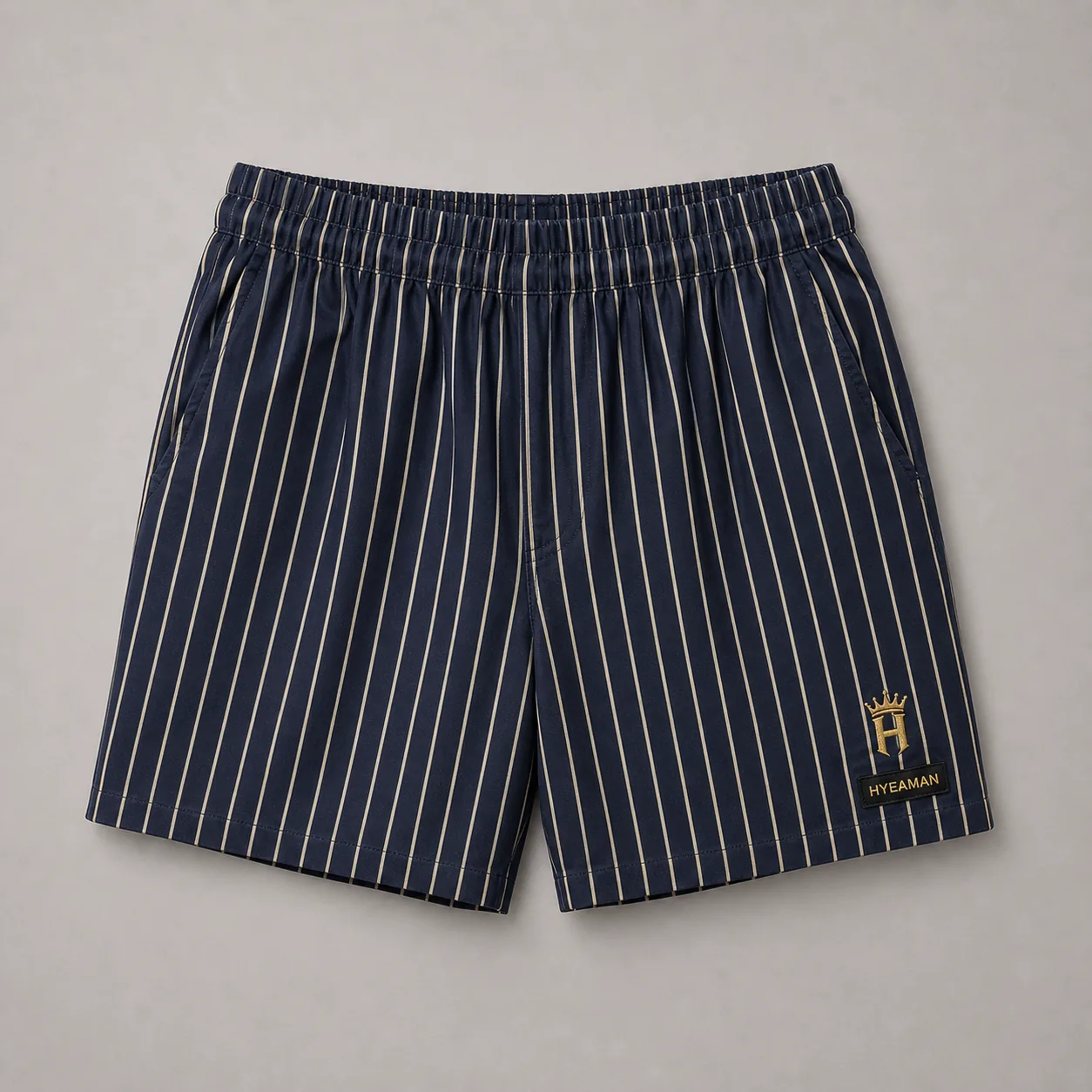 Men Stripe Lounge Shorts