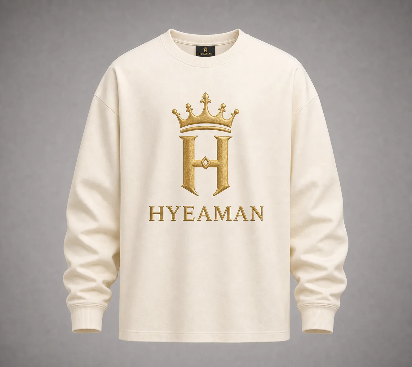 Signature Ivory Long Sleeve Tee
