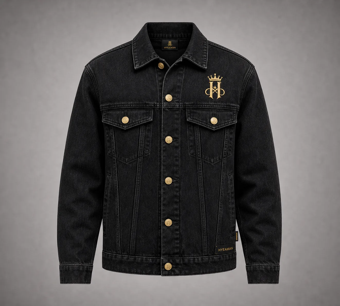 Signature Black Denim Jacket